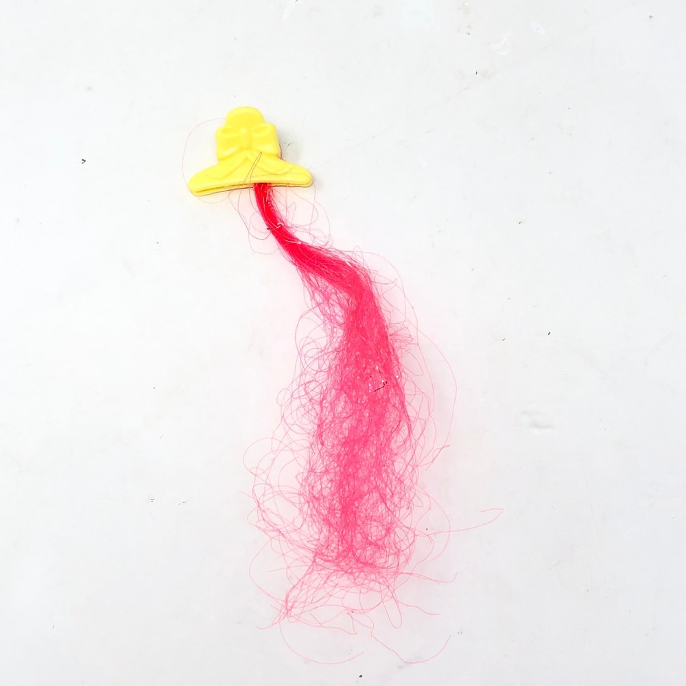 Vintage My Little Pony G1 Dance n Prance Barrette Clip Yellow Pink Hair